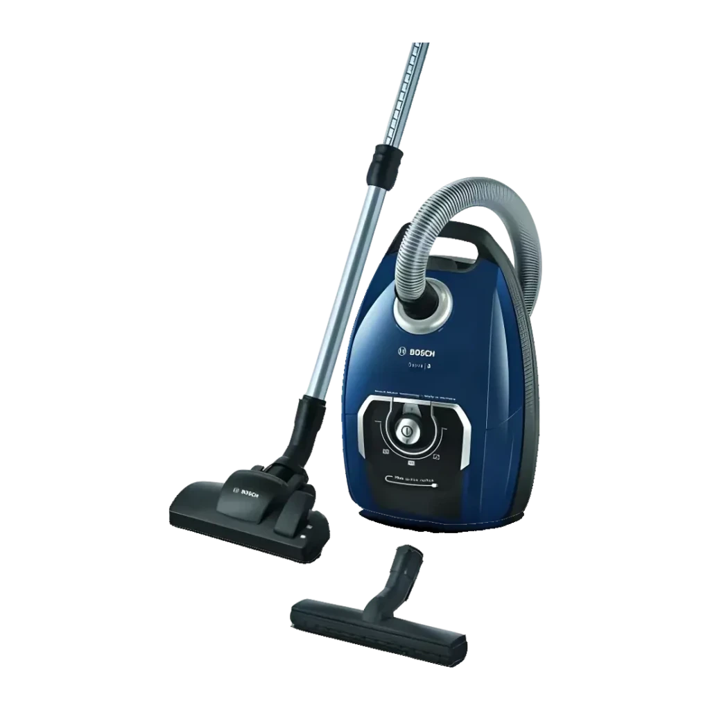 Aspiradora con bolsa Bosch Serie 8 Azul 650W 15m cable BGB75X494