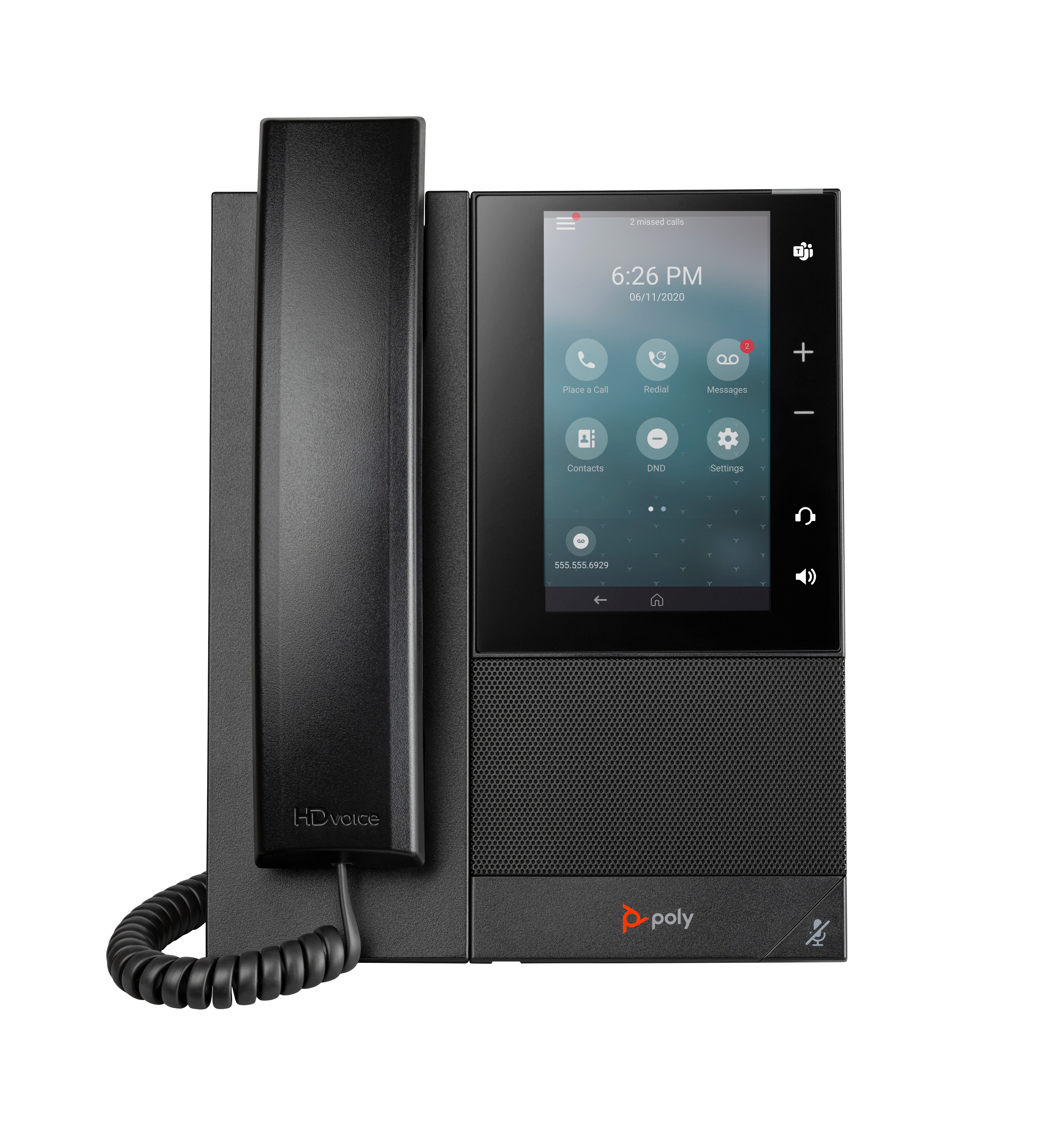 HP Poly CCX 505 Business Media Phone with Open SIP and 82Z82AA