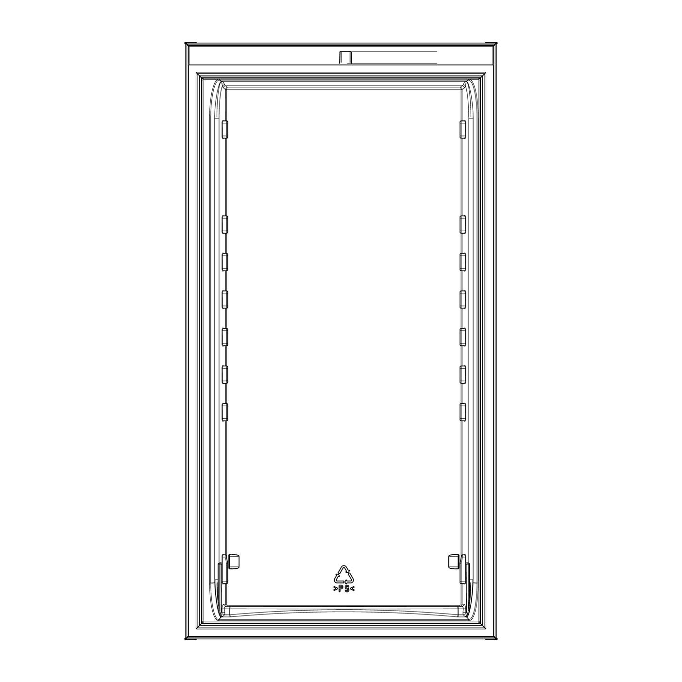 Electrolux Puerta de frigorífico blanca - 538x1032mm 2256555018