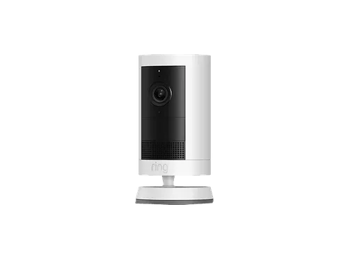 Cámara de vigilancia IP - Amazon Outdoor Camera Plus Battery, 2K, Función visión nocturna, Comunicación bidireccional, Blanco