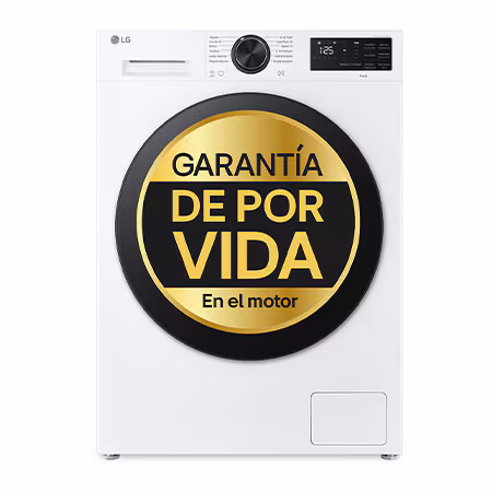 Lavadora Inteligente | LG F4X5013TLB, AI Direct Drive, TurboWash 360º, Selector LCD, 13kg, 1400rpm, Serie 500, Un 30% más eficiente que A, Blanca - F4X5013TLB | LG ES