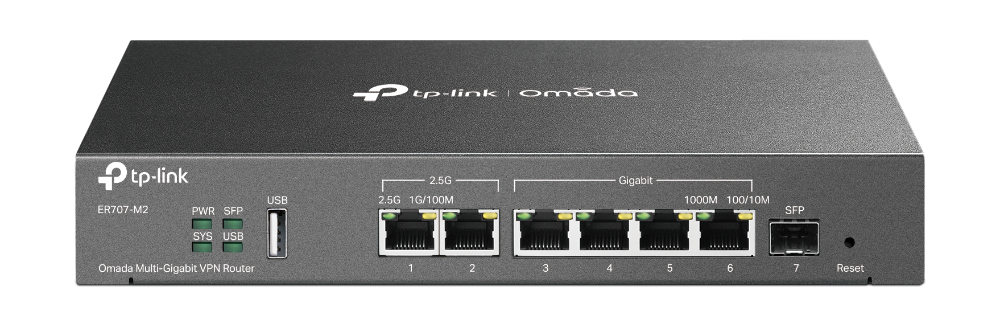 TP-Link Omada ER707-M2 router 2.5 Gigabit Ethernet, Ethernet ER707-M2
