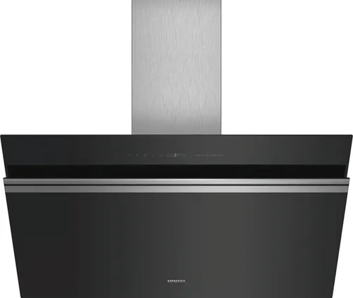CAMPANA CHIMENEA SIEMENS LC91KWW60 ANCHO 90 CM CRISTAL NEGRA