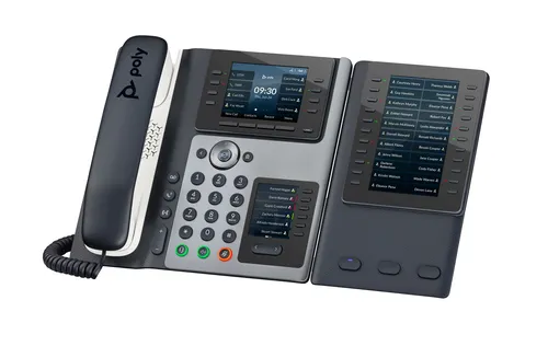 HP Poly Edge E400 IP Phone and PoE-enabled teléfono IP Negro 82M93AA: imagen 2