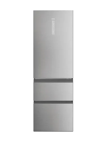 Frigorífico combi - Haier Series 5 HTW5618ENMG, No Frost, 185 cm, 360 l, WiFi, My Zone, Inox