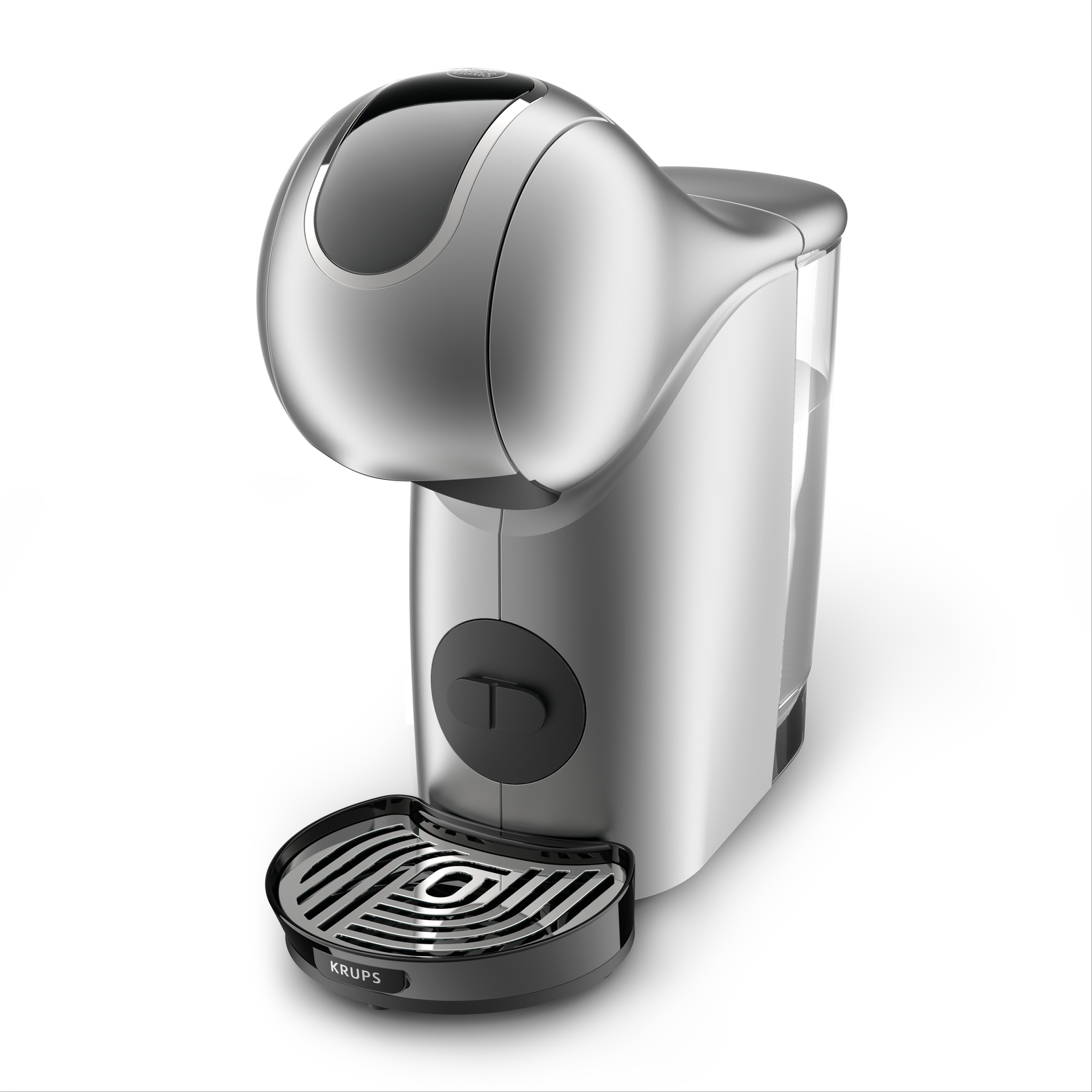 Cafetera de cápsulas - Krups Genio S Touch KP440E, 1500 W, 15 Bar, 0.8 L, Selector Temperatura, Intensidad Ajustable, Táctil, Plata