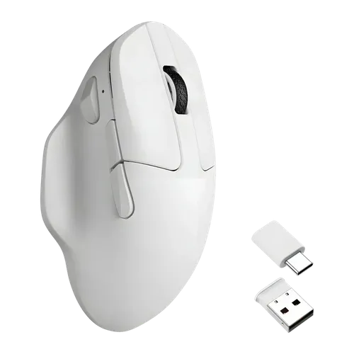Ratón Keychron M7 Inalámbrico 26000 DPI Blanco