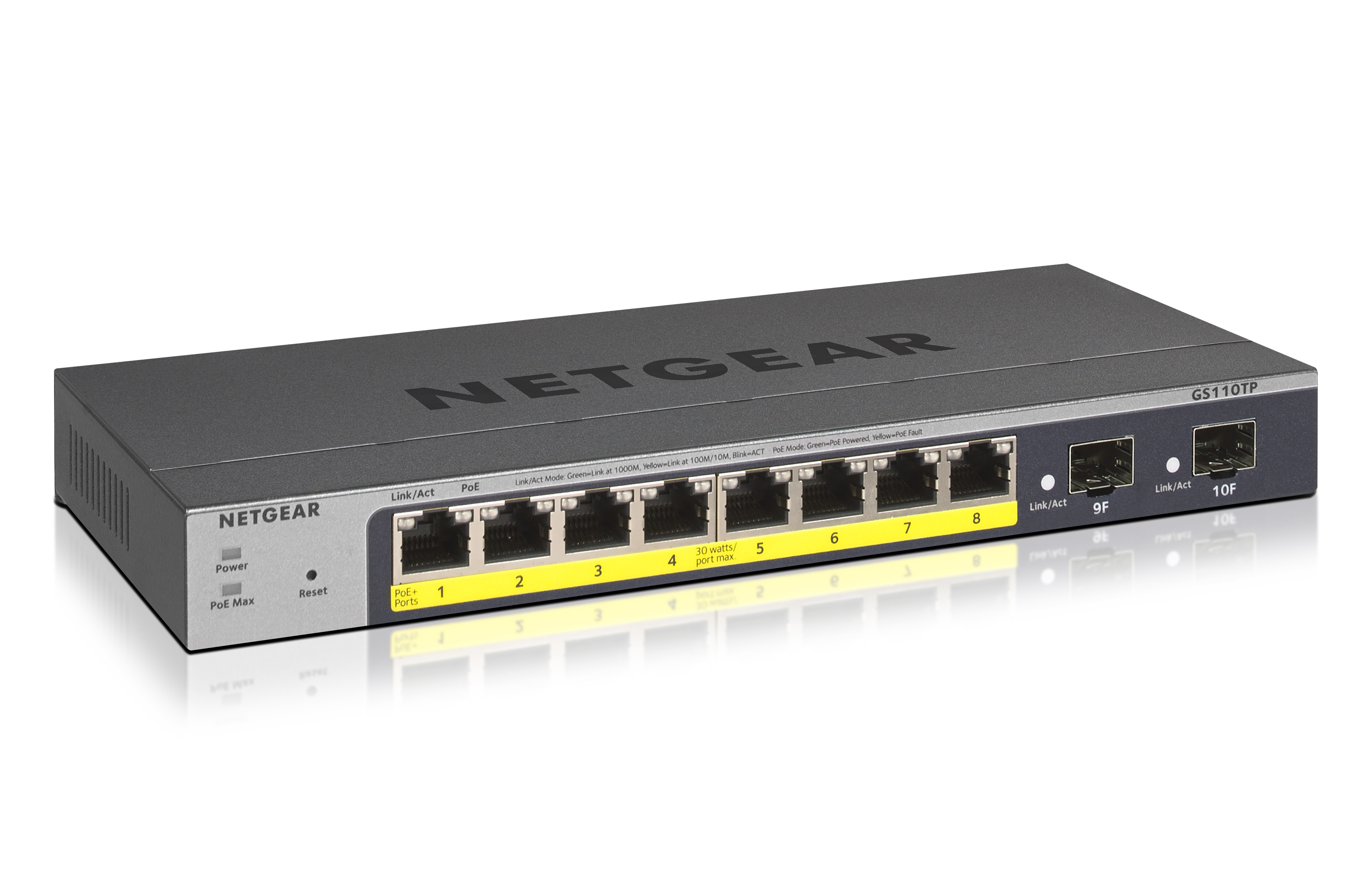 NETGEAR GS110TP Gestionado L2/L3/L4 Gigabit Ethernet GS110TP-300EUS