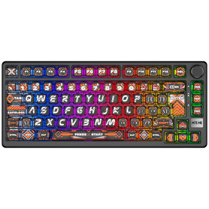 Royal Kludge RKM75 HE ISO-ES RGB Hephaestus Mint Switch