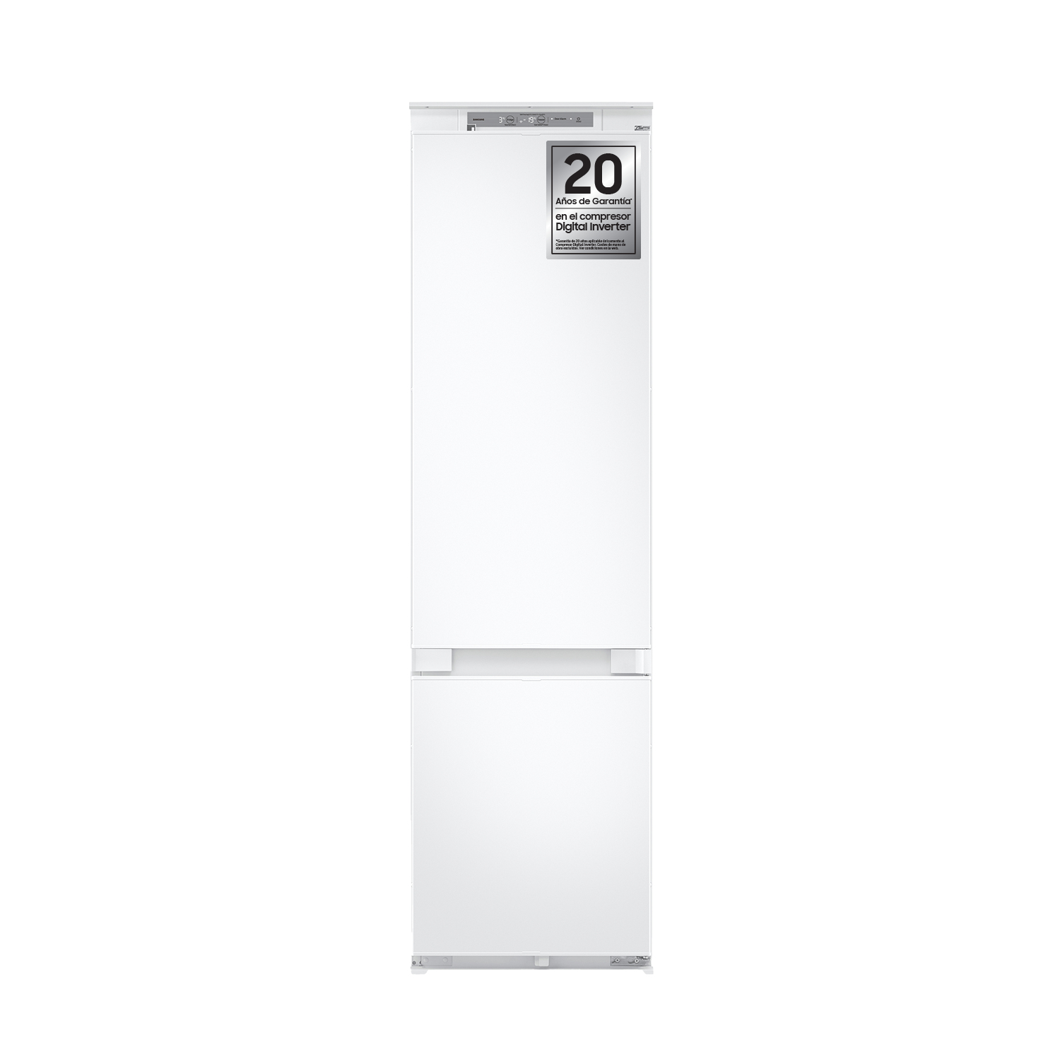 Frigorífico combi integrable - Samsung BRB80F30ADS0EF, Twin Cooling, 193.5 cm, 298 l, AI Energy Mode y Wifi, Sin panelar