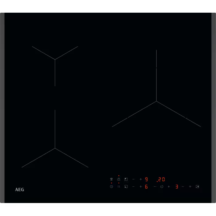 AEG - Placa inducción AEG con 3 zonas de cocción - TN63IP00FB.