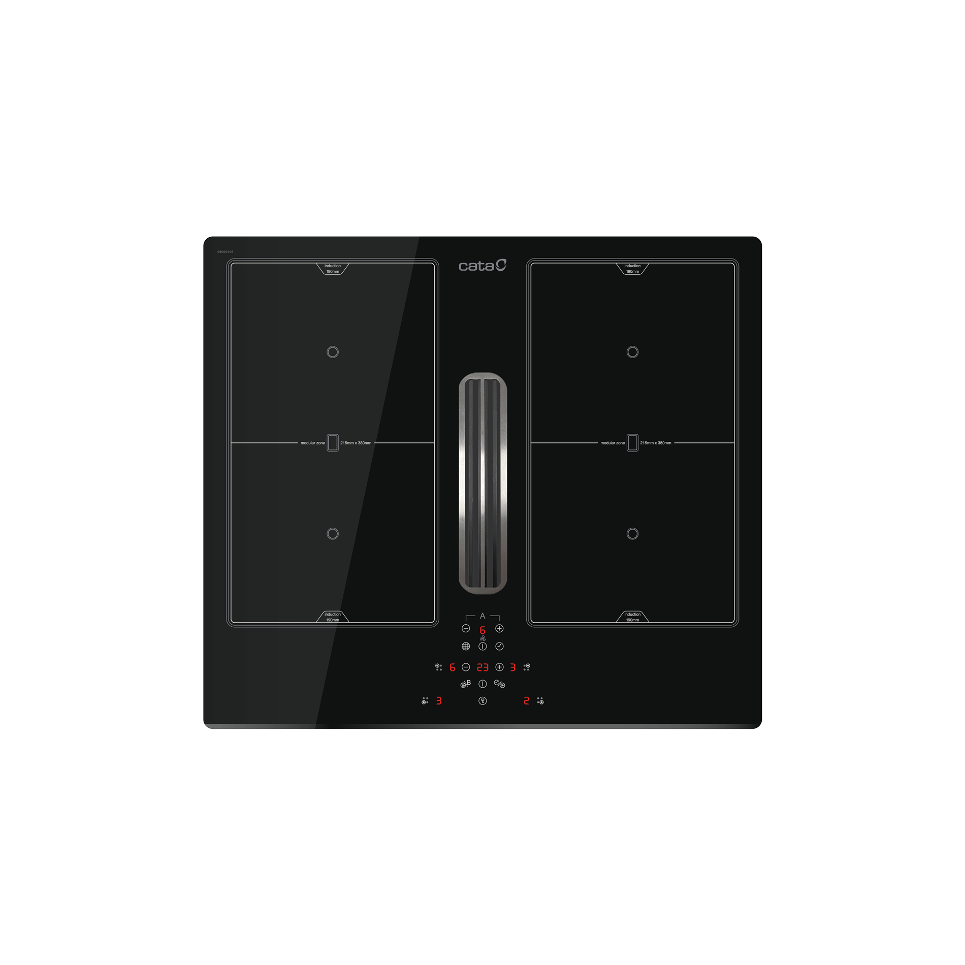 VITROCERAMICA INDUCCION CATA AS600 FLEX ANCHO 60 CM