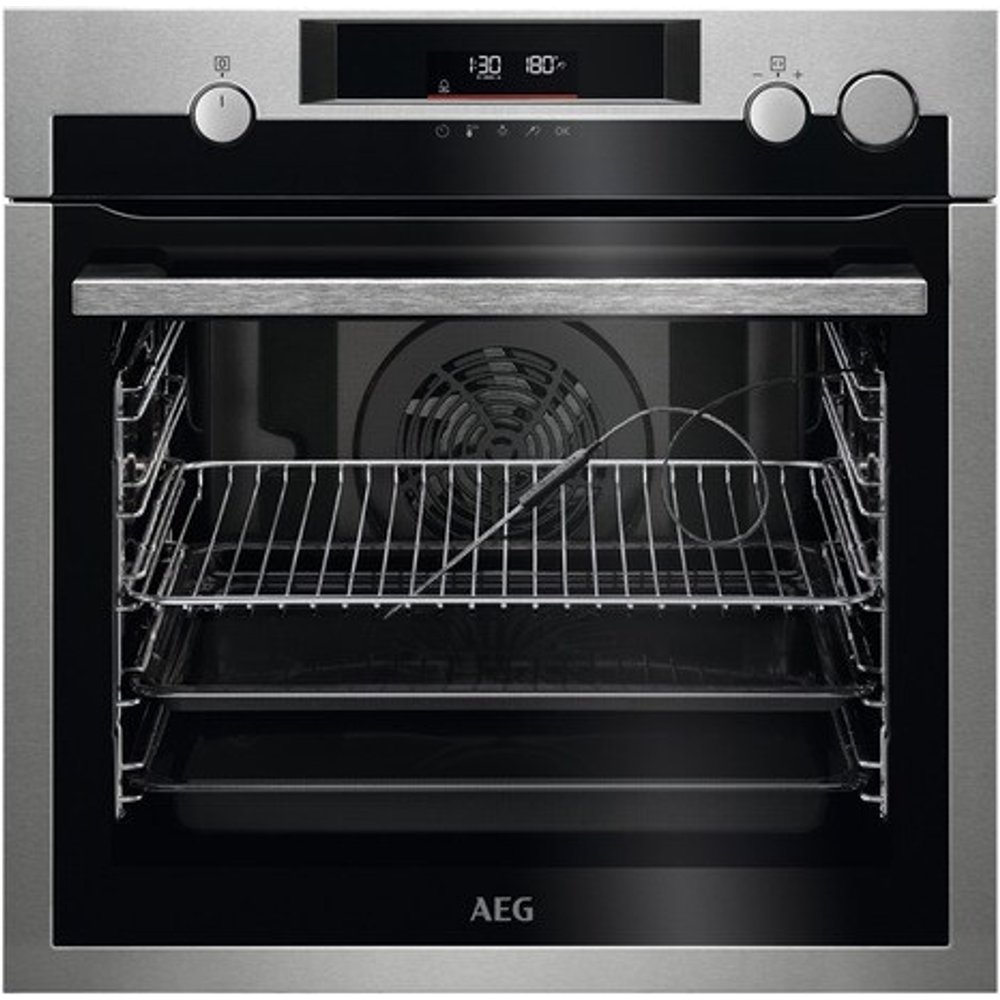 AEG Horno de vapor Serie 7000 SteamCrisp con Display LED Explore BPE577161M