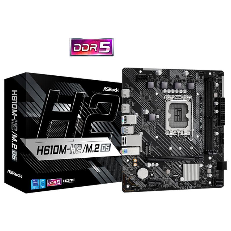 ASROCK Intel H610M-H2/M.2 D5 LGA 1700