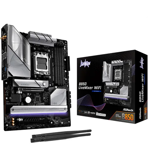 AS Rock B850 LiveMixer WIFI Socket AM5
