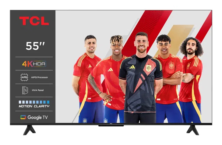 TCL 55P61K 55" UHD GoogleTV HDR10 Dolby Audio Negro