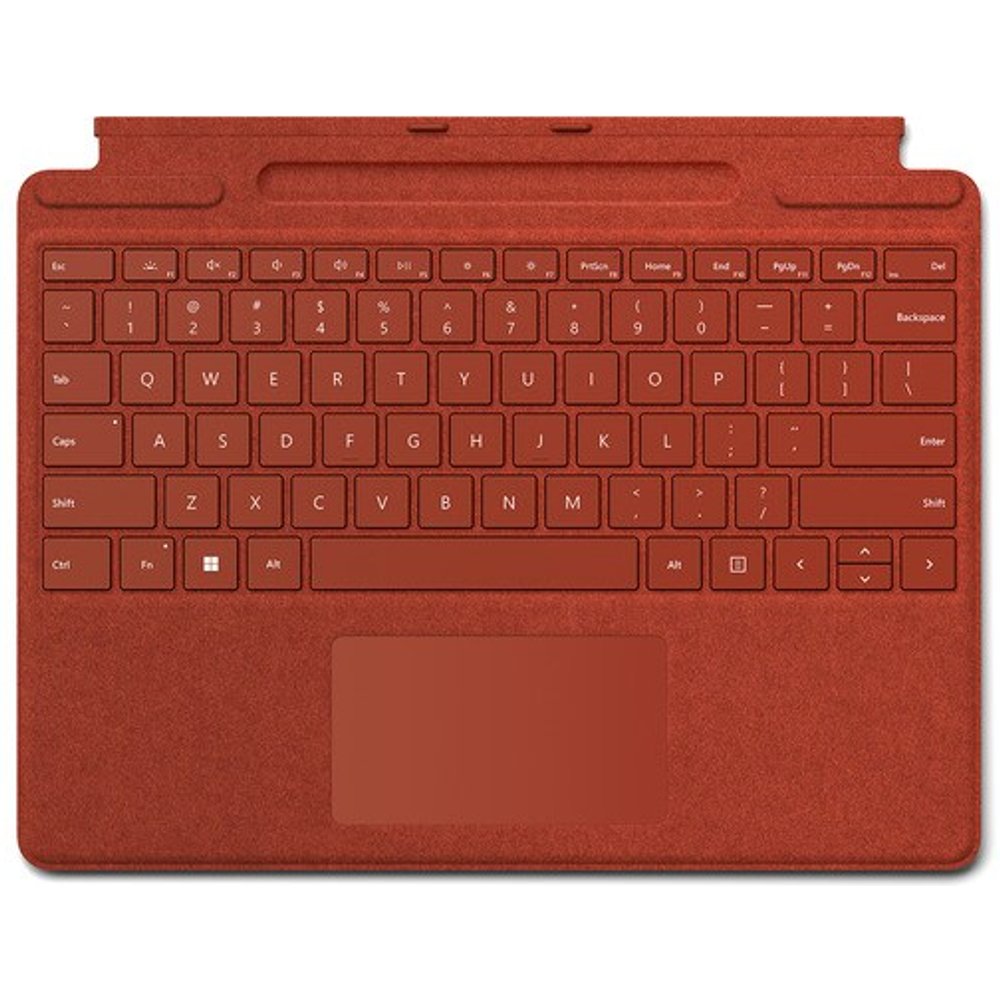 Microsoft - Teclado rojo Microsoft Signature para Surface Pro 9, Pro 8 y Pro X.