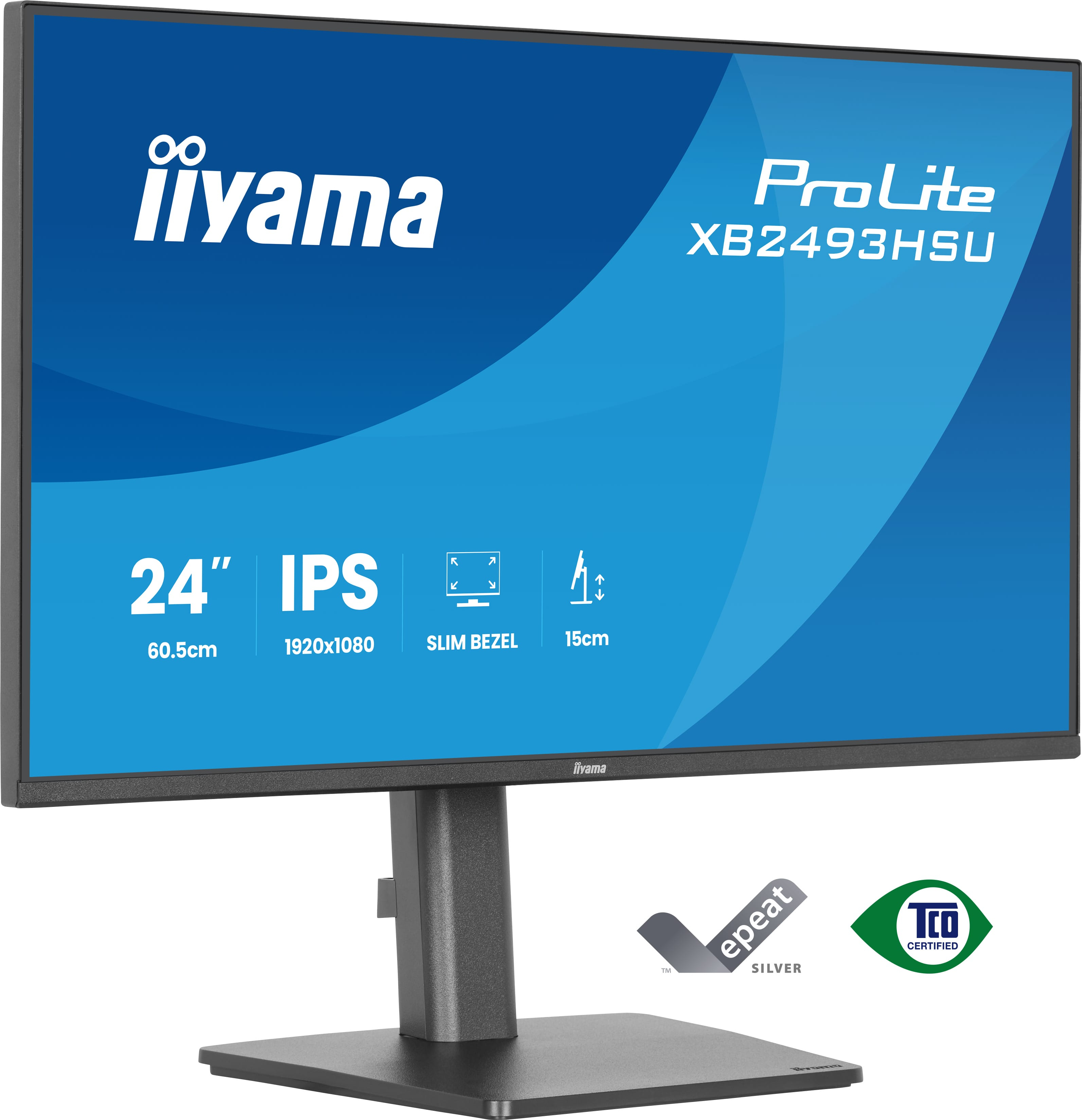 iiyama XB2493HSU-B1 Monitor ProLite 23,8" IPS FHD 350cd XB2493HSU-B1