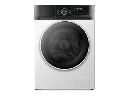 Lavadora carga frontal - Cecotec Bolero DressCode 10500 Inverter A, 10 kg, 1400 rpm, Motor Plus, Lavado con vapor, White