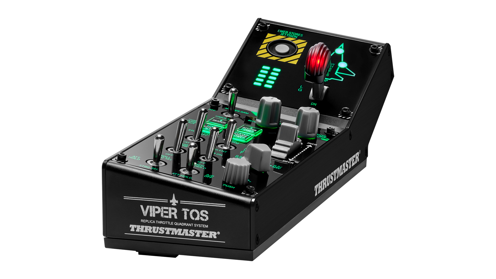 Palanca metálica - Thrustmaster Viper Panel, Negro