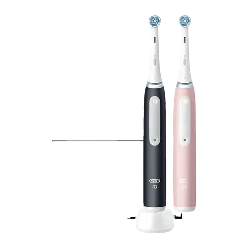 Cepillo Eléctrico Oral-B iO Series 3 Pack Duo Sónico Batería de litio Negro Mate/Rosa