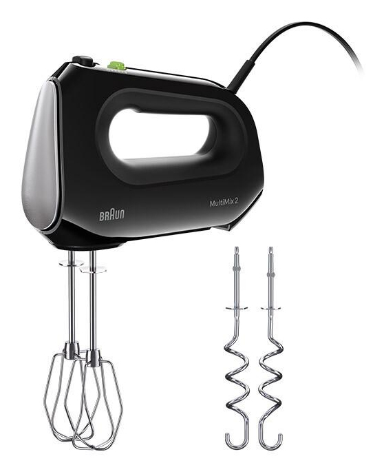 Batidora de varillas Braun MultiMix 2 HM 2110 500W 4 velocidades Negro