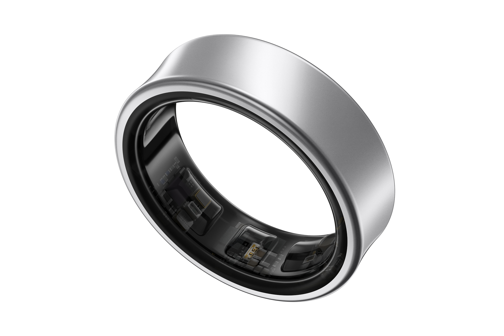 Samsung - Anillo inteligente Samsung Galaxy Ring Titanio Plata.