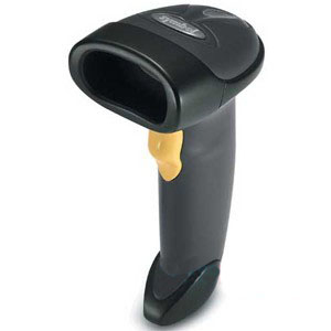 Zebra LS2208 Bar Code Scanner, 7 ft Black 1D Laser LS2208-SR20007R-UR