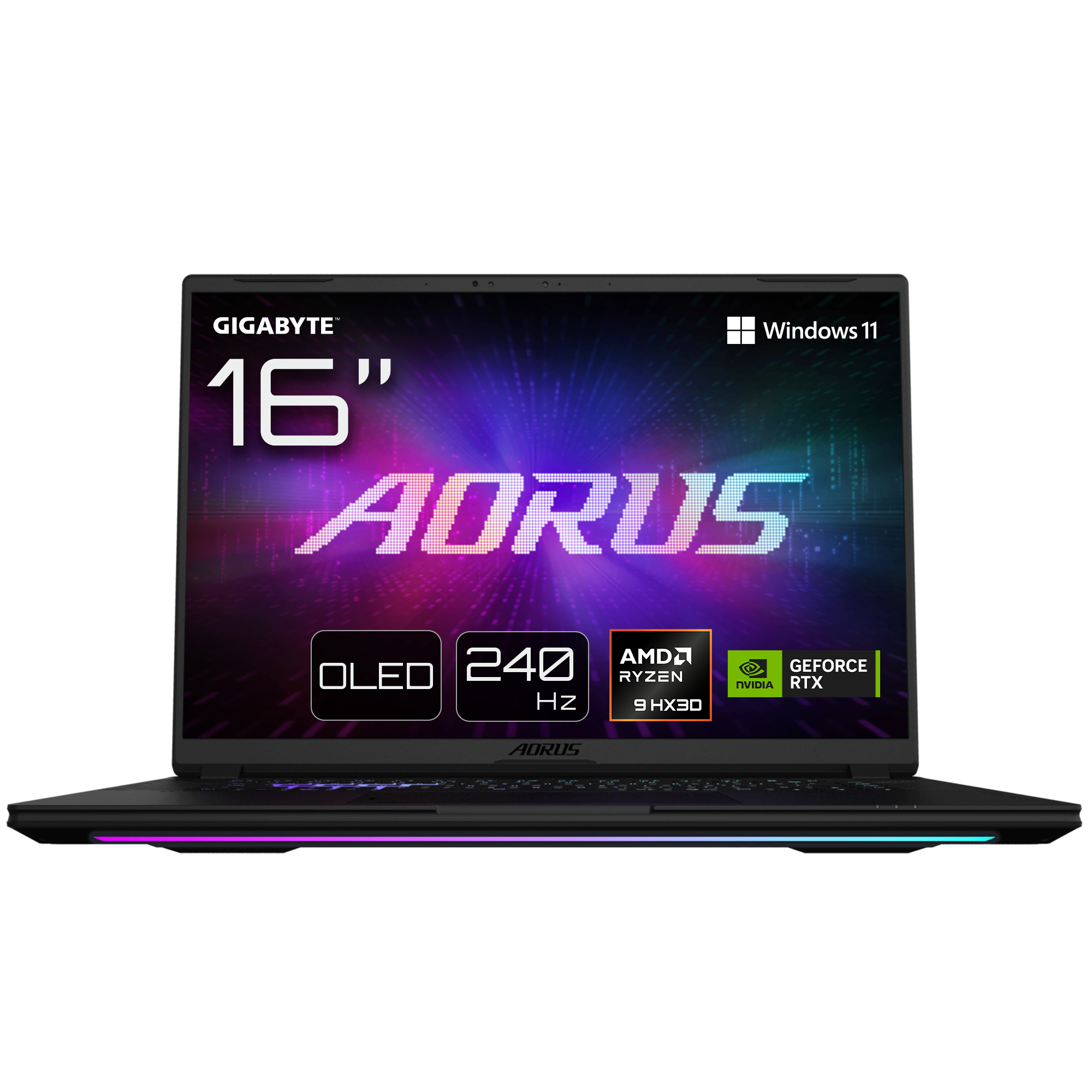 Gigabyte AORUS Master 16 6YJM5ESE64SH AMD Ryzen 9 9955HX3D RTX 5080 32GB 1TB 16" OLED W11H