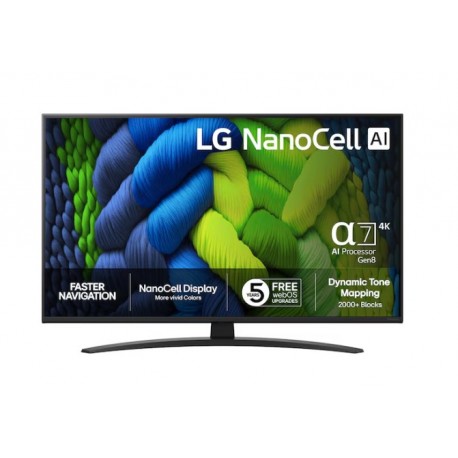 Lg 43Nano82a6b Televisor 43" 4K Ultra Hd Smart Tv
