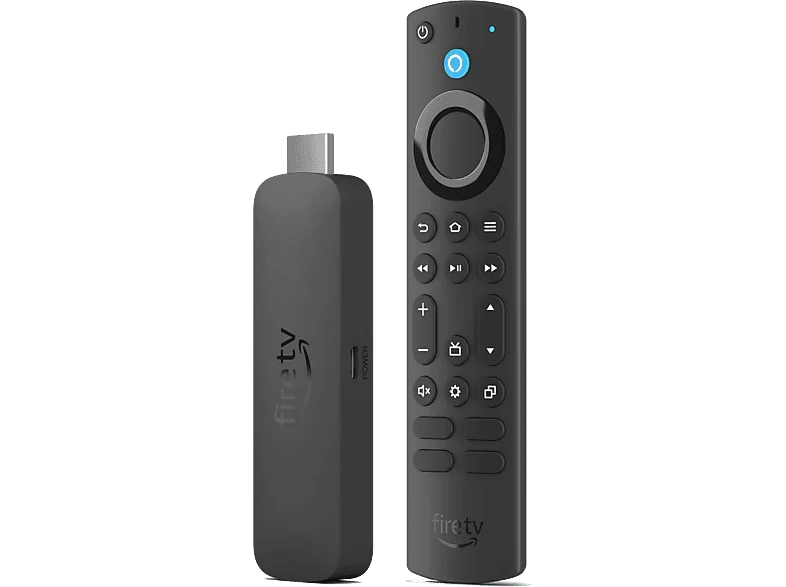 Reproductor multimedia - Amazon Fire TV Stick 4K Max, 16 GB almacenamiento, Dispositivo de streaming compatible con Wi-Fi 6E y fondo ambiental, Negro