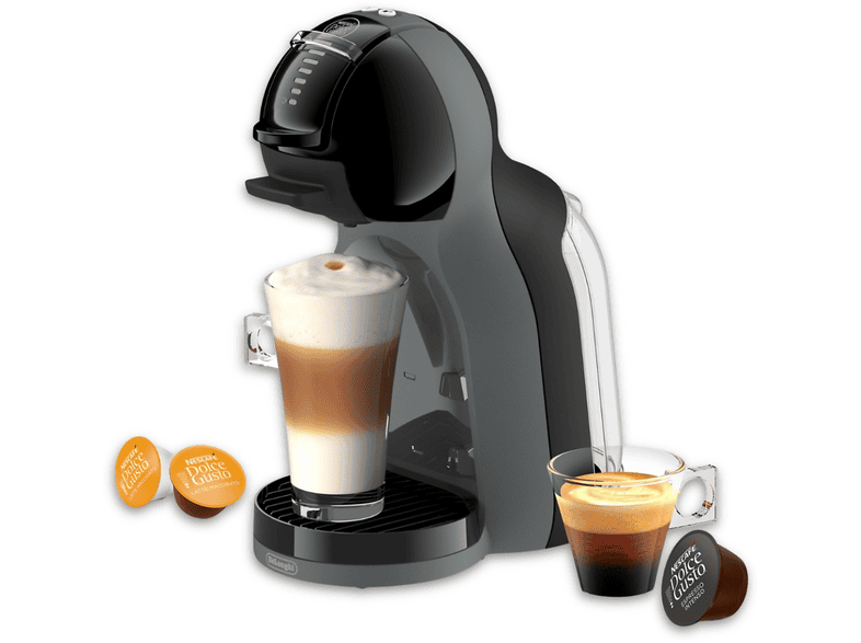 Cafetera de cápsulas - De'Longhi Mini Me 2 EDG335.B Nescafé Dolce Gusto, 1600W, 15 bar, 0.8 l, Thermoblock, Negro