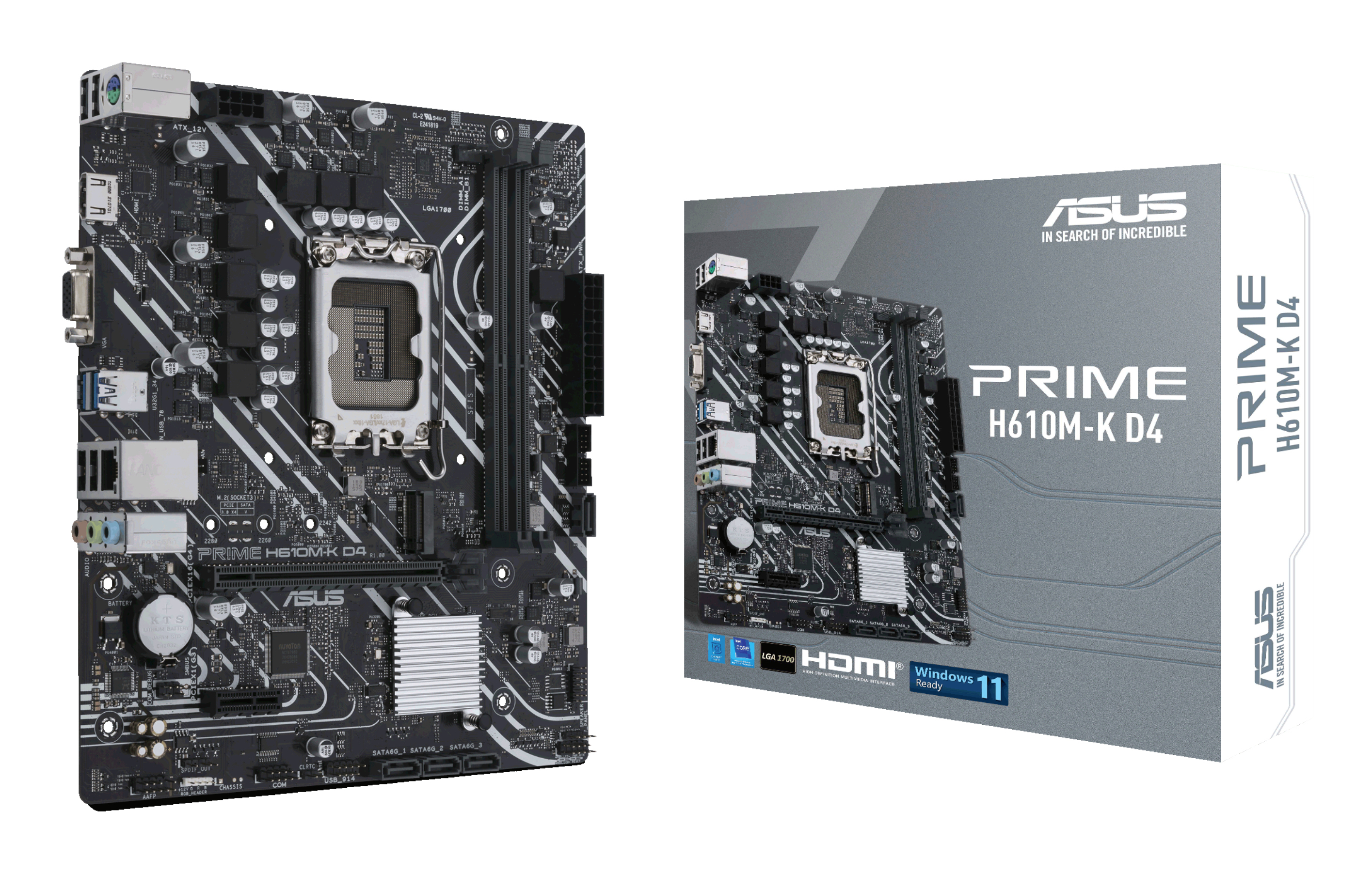 Asus Intel PRIME H610M-K D4 LGA 1700
