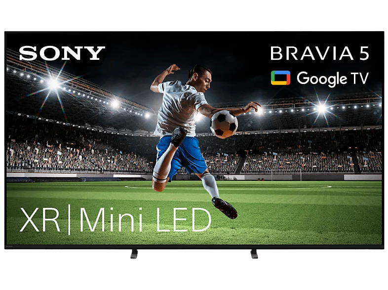 TV LED 75" - Sony Bravia 5, XR Mini LED, 4K HDR, Google Smart TV, Gaming PS5,120Hz, IMAX Enhanced, Dolby Atmos/Vision, Chromecast, AirPlay2, 75XR55