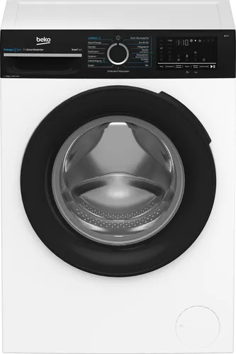 Lavadora carga frontal - Beko BM3WFU41041W, 10 kg, 1400 rpm, 15 Programas, Energy Spin, Steam Therapy, Motor ProSmart Inverter, Blanco