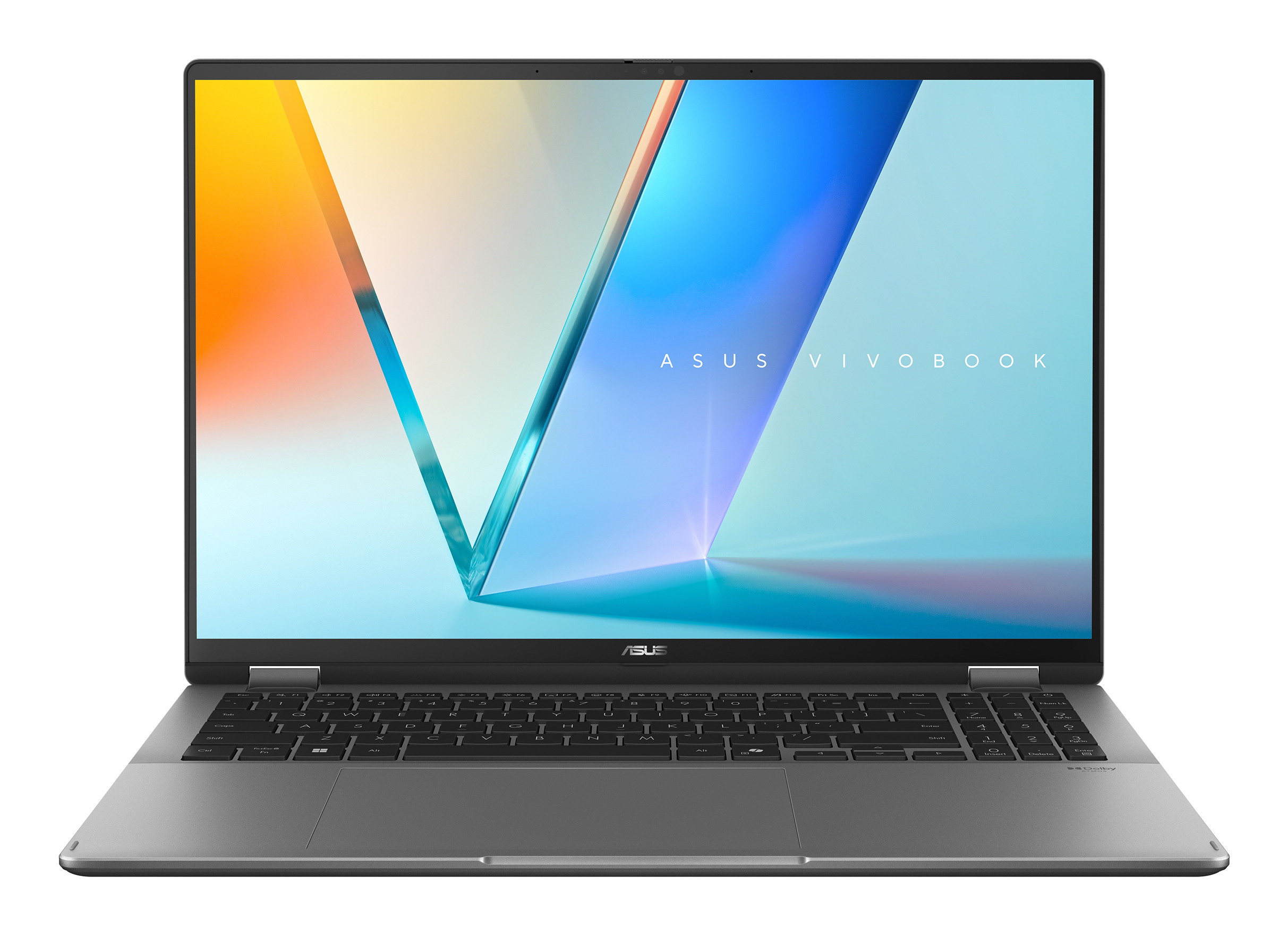 Portátil ASUS Vivobook 16 Flip 32GB/1TB SSD 16 pulgadas OLED Táctil Intel Core Ultra 9 386H Windows 11 Pro Gris TP3607AA