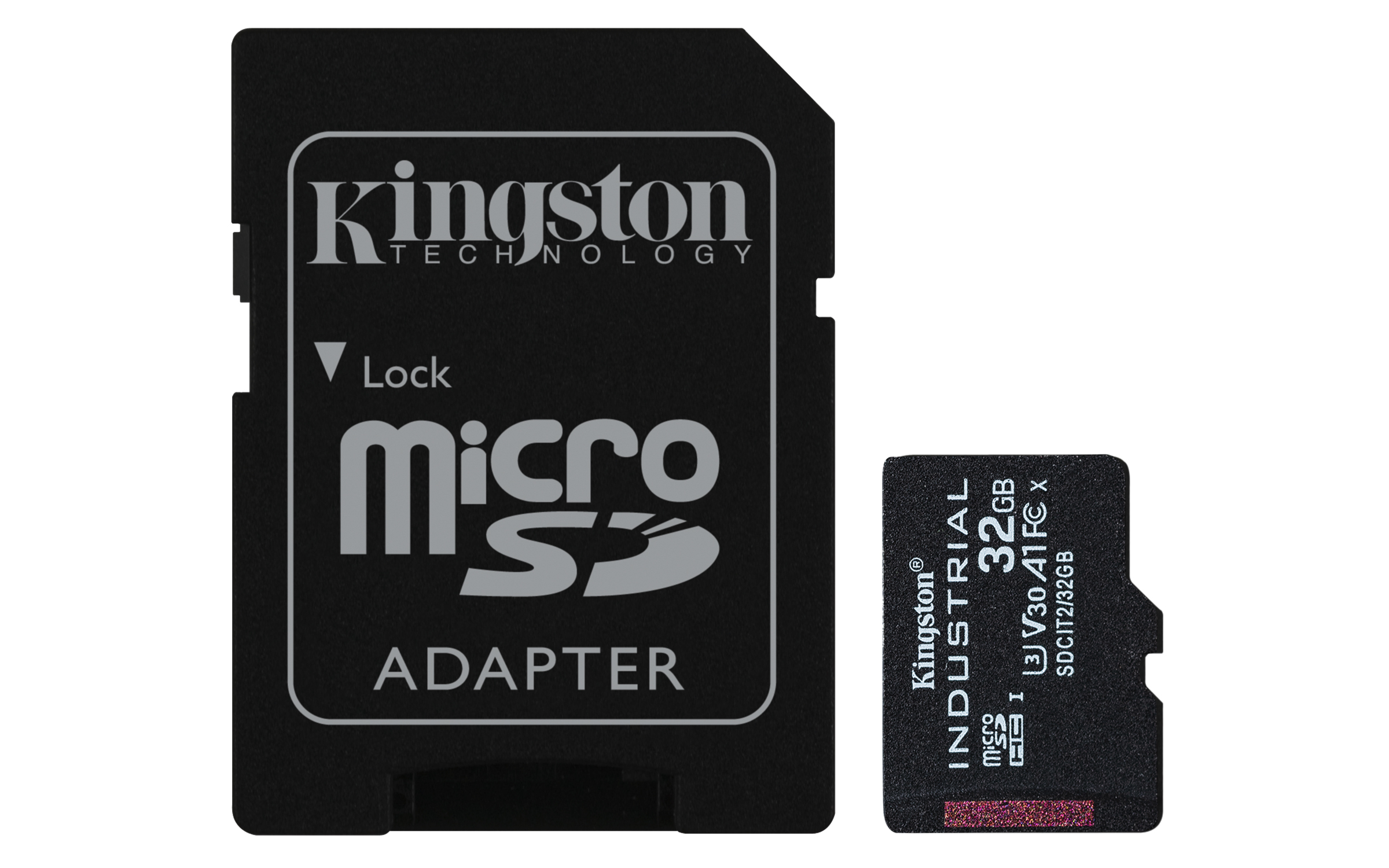 32GB MICROSDHC INDUSTRIAL C10 A1 PSLC CARD + SD ADAPT ER