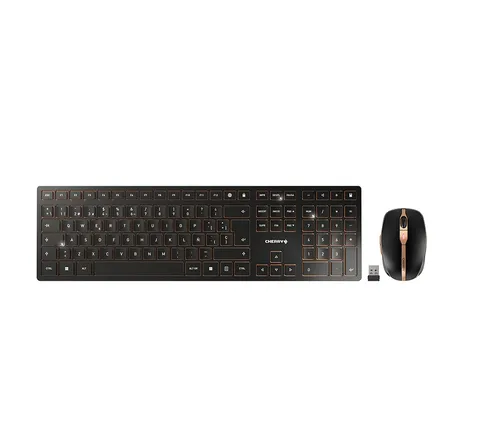 CHERRY Teclado+ratón combo Bluetooth-Inalámbrico