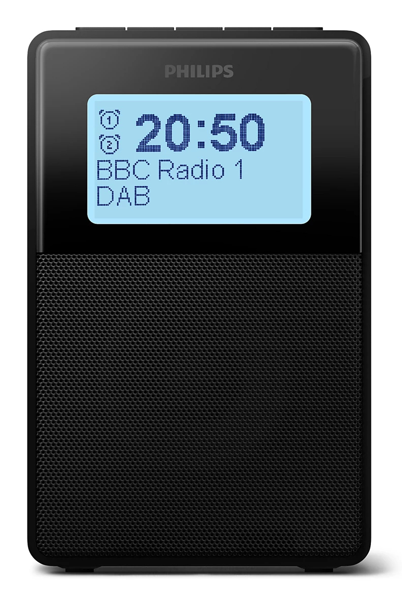Radio reloj Philips TAR5100/10 FM/DAB+ CC/Batería Bluetooth 5.3 LCD