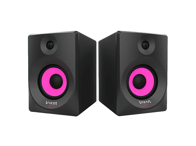 Altavoz estéreo - Vieta Pro Eclipse, 50W, Bluetooth, Amplificador clase D, Rango de Frecuencia 40 20000 Hz, Conectividad AC, Negro