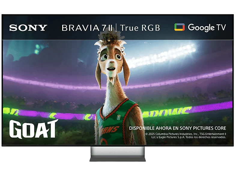 TV RGB Micro LED 65" - Sony BRAVIA 7 II, Triluminos Max, 4K, Google TV, XR Processor, PS5, IMAX Enhanced, Dolby Atmos/Vision, 120Hz, K65XR75M2B