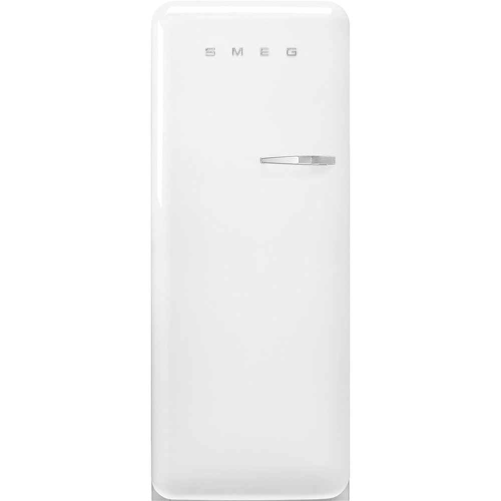 Smeg - Frigorífico 1 puerta Smeg, Compresor Inverter, 270 litros, Blanco, apertura a la izquierda - FAB28LWH6.