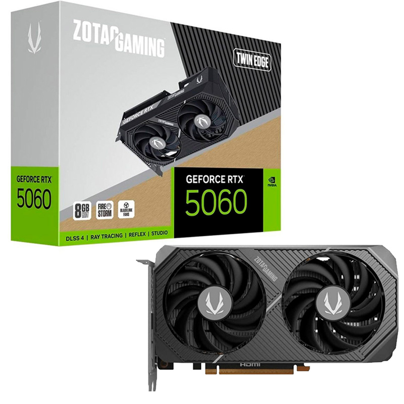 Zotac Gaming GeForce RTX 5060 TWIN EDGE 8GB GDDR7 DLSS4