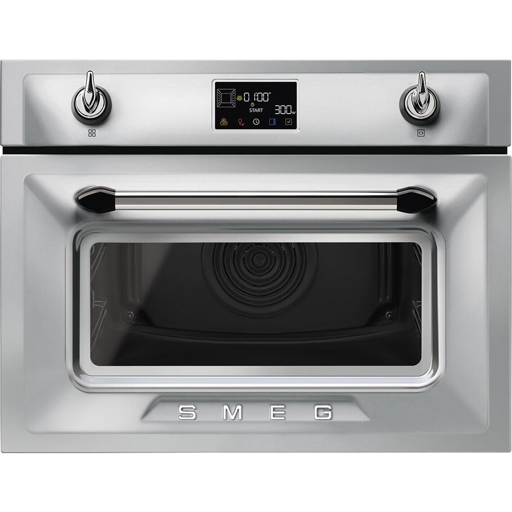Smeg - Horno compacto con microondas Smeg, Inox - SO4902M1X.