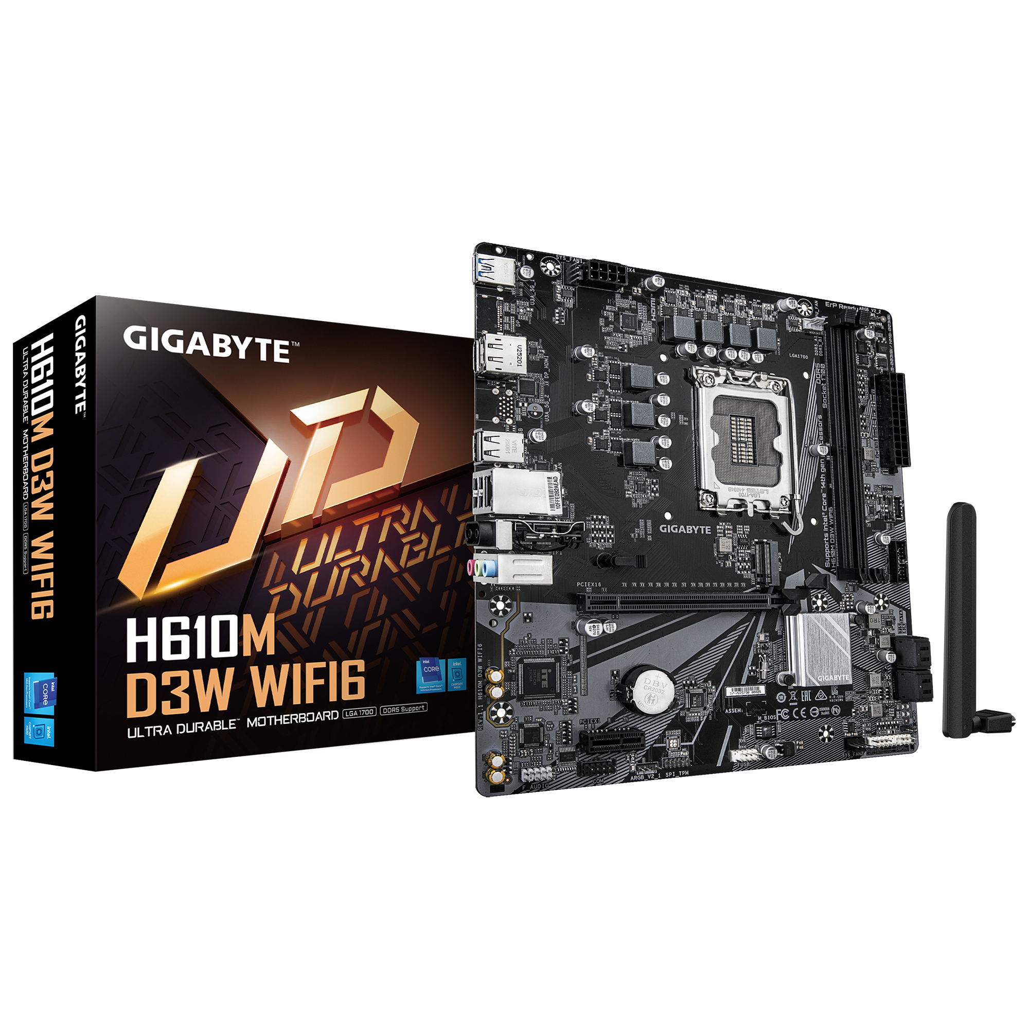 Gigabyte H610M D3W WIFI6 Socket 1700