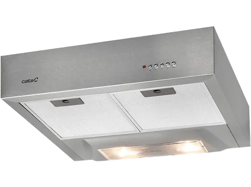 Campana convencional - Cata 02001301 S-BOX X/A, 60 cm, 340 m3/h. 3 niveles de exrtacción, Inox