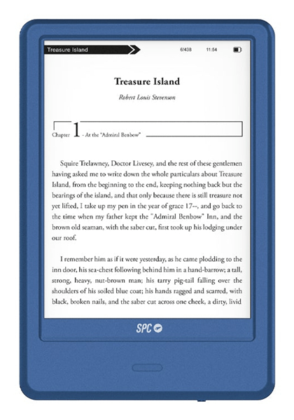 SPC eBook Dickens Light 2 Pro 6 8GB USB-C Azul