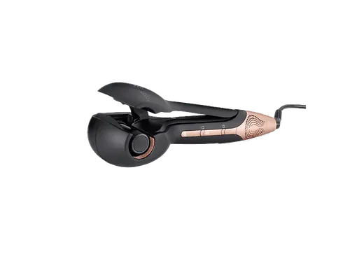 Moldeador - BaByliss Wave Secret Air, 3 temperaturas, Control dirección cabello, Cerámica, Negro