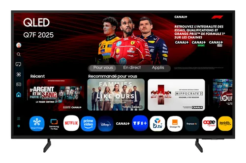 TV QLED 65" - Samsung TQ65Q7FAAUXXC, 4K, Q4 AI Processor, Smart TV, Negro