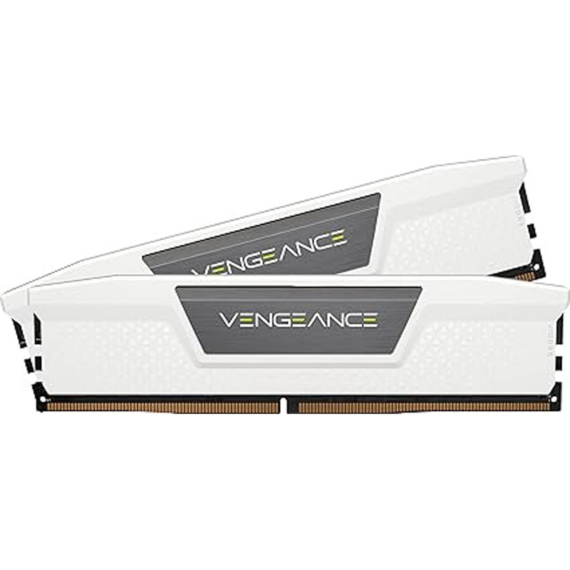MEMORIA CORSAIR DDR5 32GB 2X16GB PC6400 VENGEANCE BLANCA CMK32GX5M2B6400Z32W